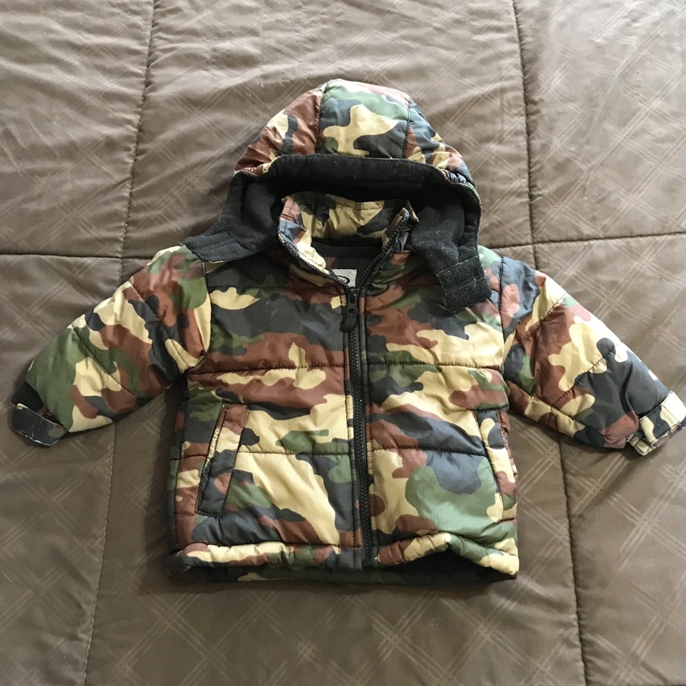 12m Camo Puff Jacket